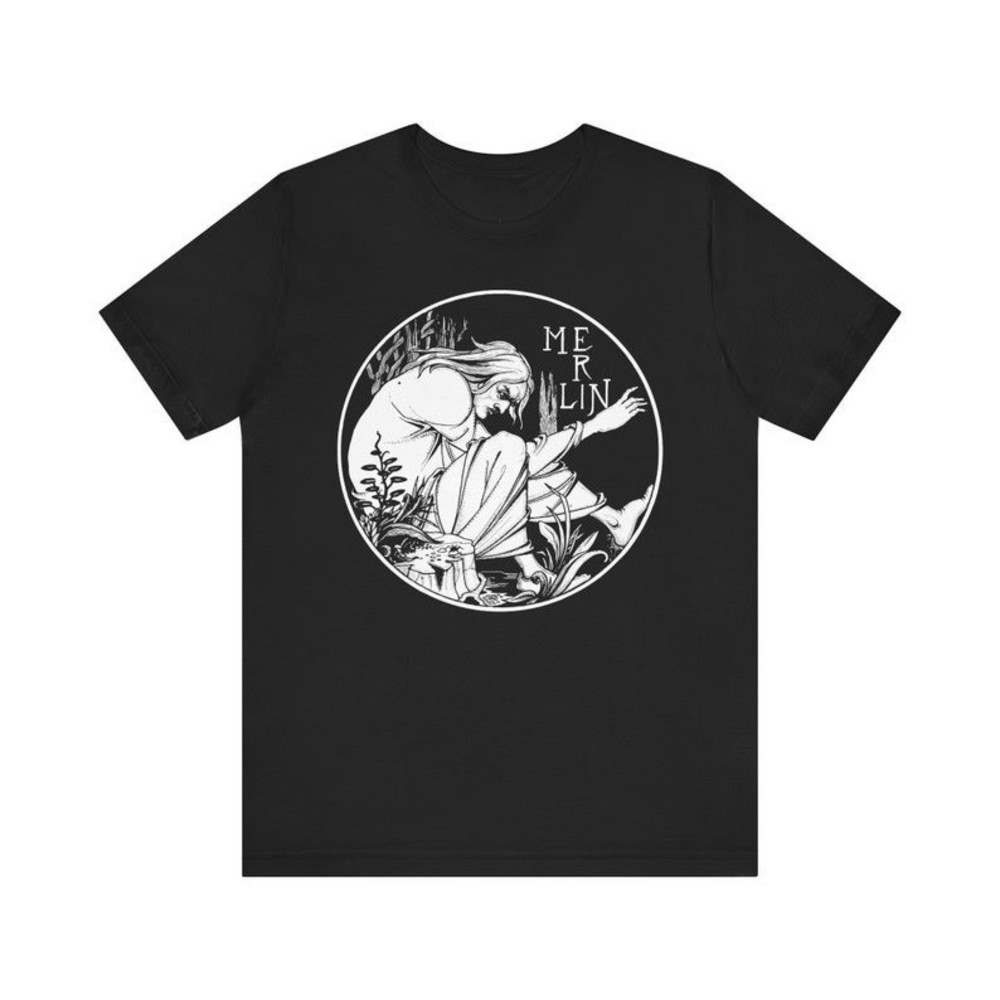 Merlin, Aubrey Beardsley Shirt, Wizard T-shirt